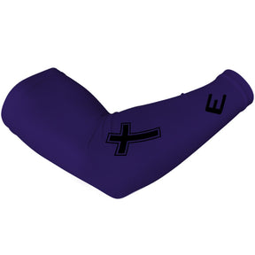 Faith Cross Purple Arm Sleeve - Pro Game Sports