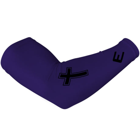 Faith Cross Purple Arm Sleeve - Pro Game Sports