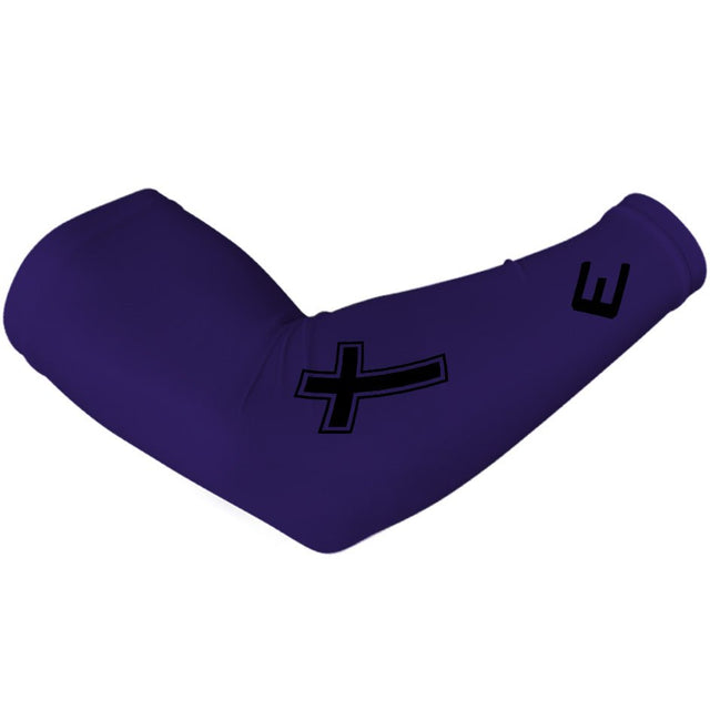 Faith Cross Purple Arm Sleeve - Pro Game Sports
