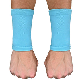 Light Blue Wrist Support Sleeves - Pro Game Sports