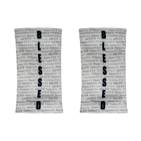 White BLESSED Wrist Support Sleeves - Pro Game Sports