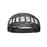 Black BLESSED Headband - Pro Game Sports