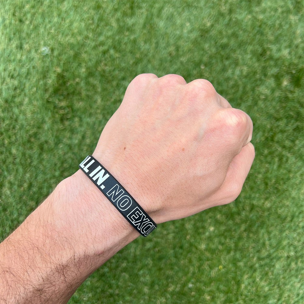 ALL IN. NO EXCUSES. Wristband - Pro Game Sports