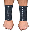 Black BLESSED Wrist Support Sleeves - Pro Game Sports