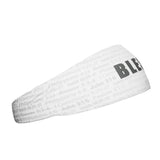White BLESSED Headband - Pro Game Sports