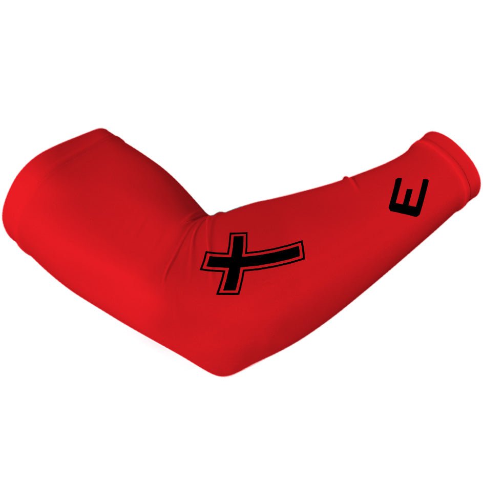 Faith Cross Red Arm Sleeve - Pro Game Sports