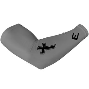 Faith Cross Grey Arm Sleeve - Pro Game Sports