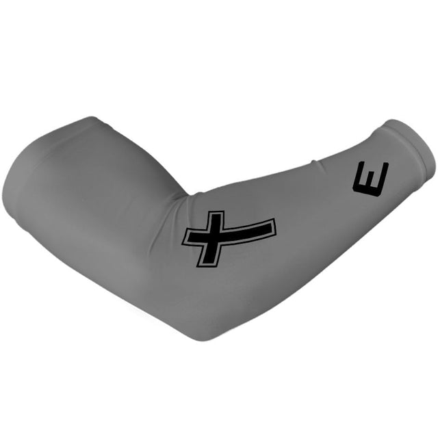 Faith Cross Grey Arm Sleeve - Pro Game Sports
