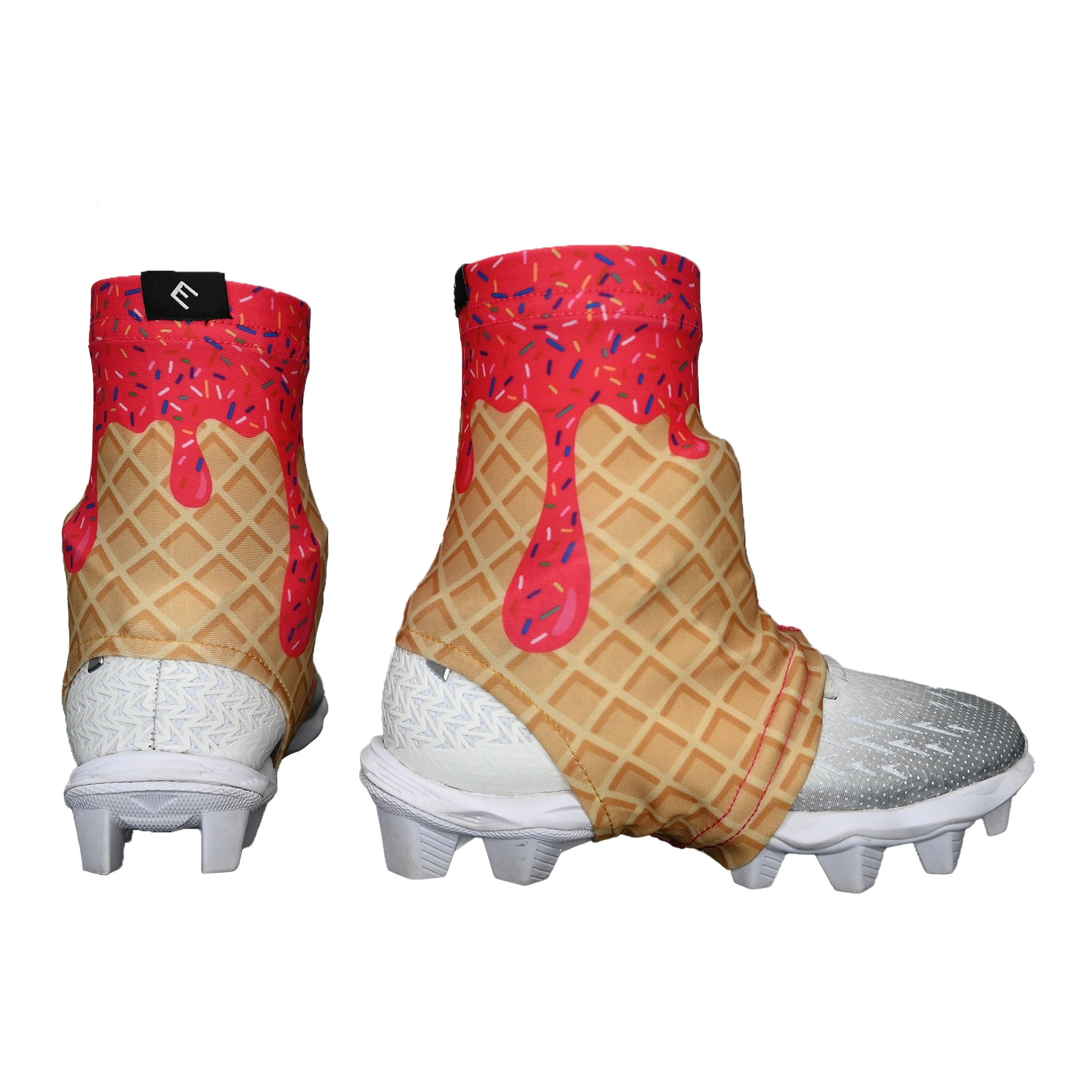 Pink Ice Cream Cleat Covers (Spats)