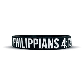 PHILIPPIANS 4:13 VERSE Wristband - Pro Game Sports