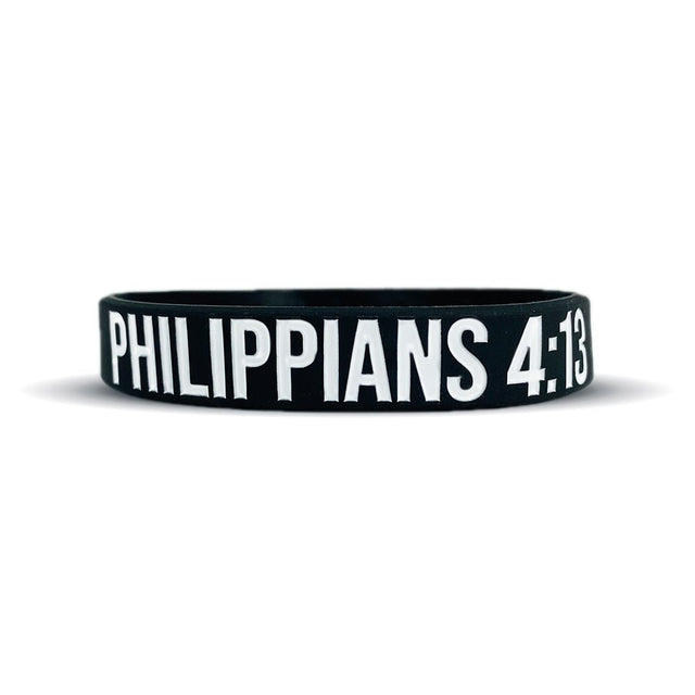 PHILIPPIANS 4:13 VERSE Wristband - Pro Game Sports