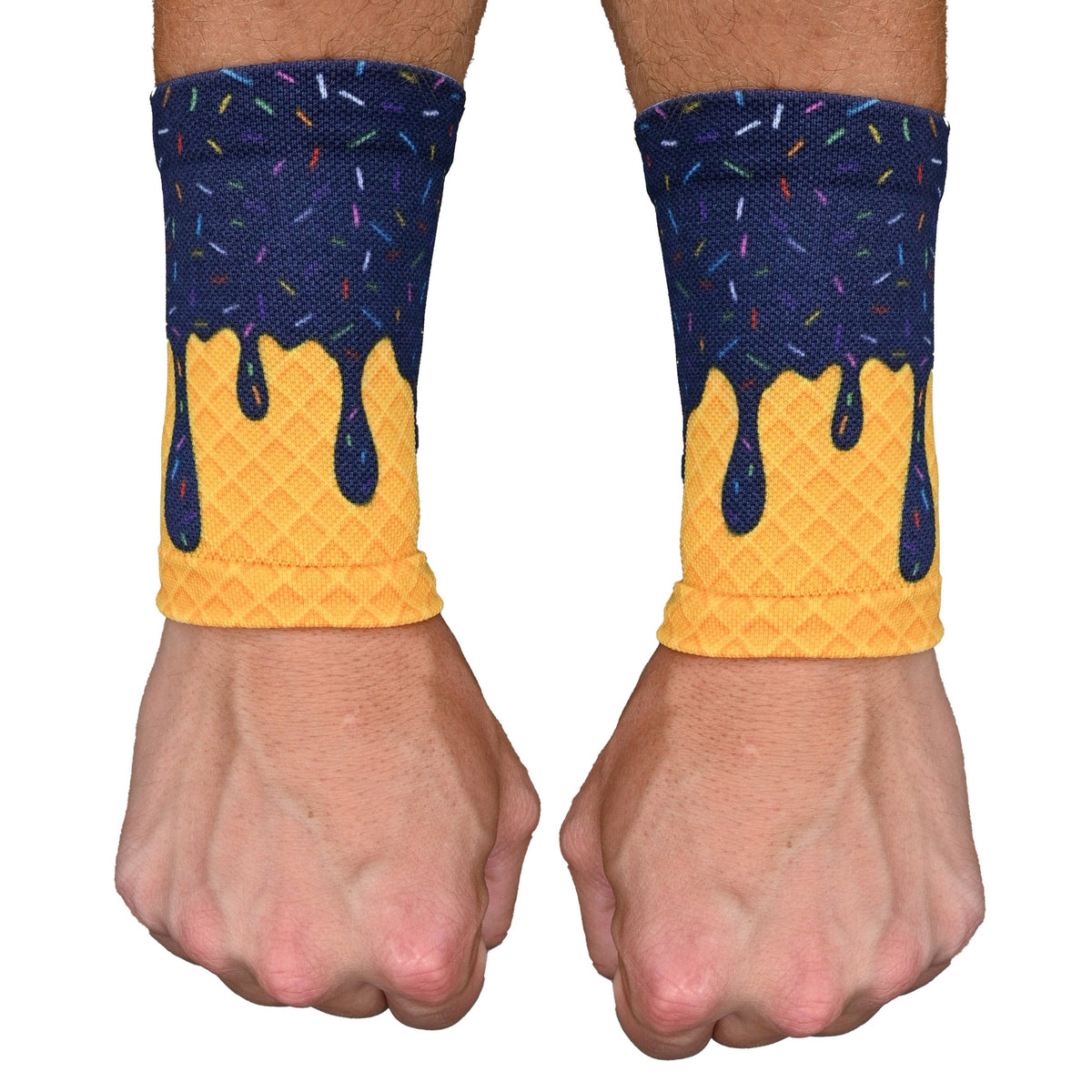 Navy Ice Cream Wrist Support Sleeves - Pro Game Sports