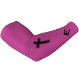 Faith Cross Pink Arm Sleeve - Pro Game Sports