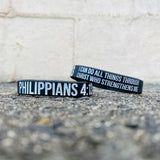 PHILIPPIANS 4:13 VERSE Wristband - Pro Game Sports