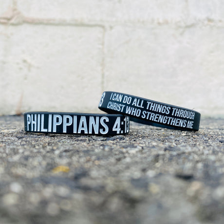 PHILIPPIANS 4:13 VERSE Wristband - Pro Game Sports