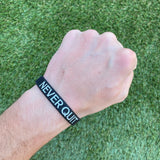 NEVER QUIT Wristband - Pro Game Sports