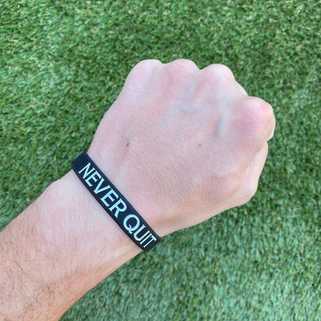 NEVER QUIT Wristband - Pro Game Sports