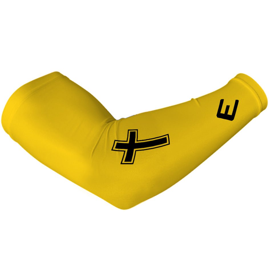 Faith Cross Yellow Arm Sleeve - Pro Game Sports