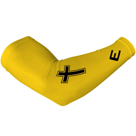 Faith Cross Yellow Arm Sleeve - Pro Game Sports