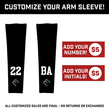 Yellow Lightning Arm Sleeve - Pro Game Sports