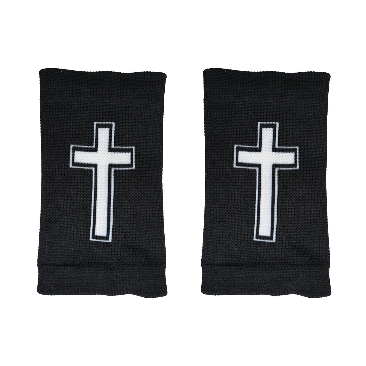 Faith Cross Black Wrist Support Sleeves - Pro Game Sports