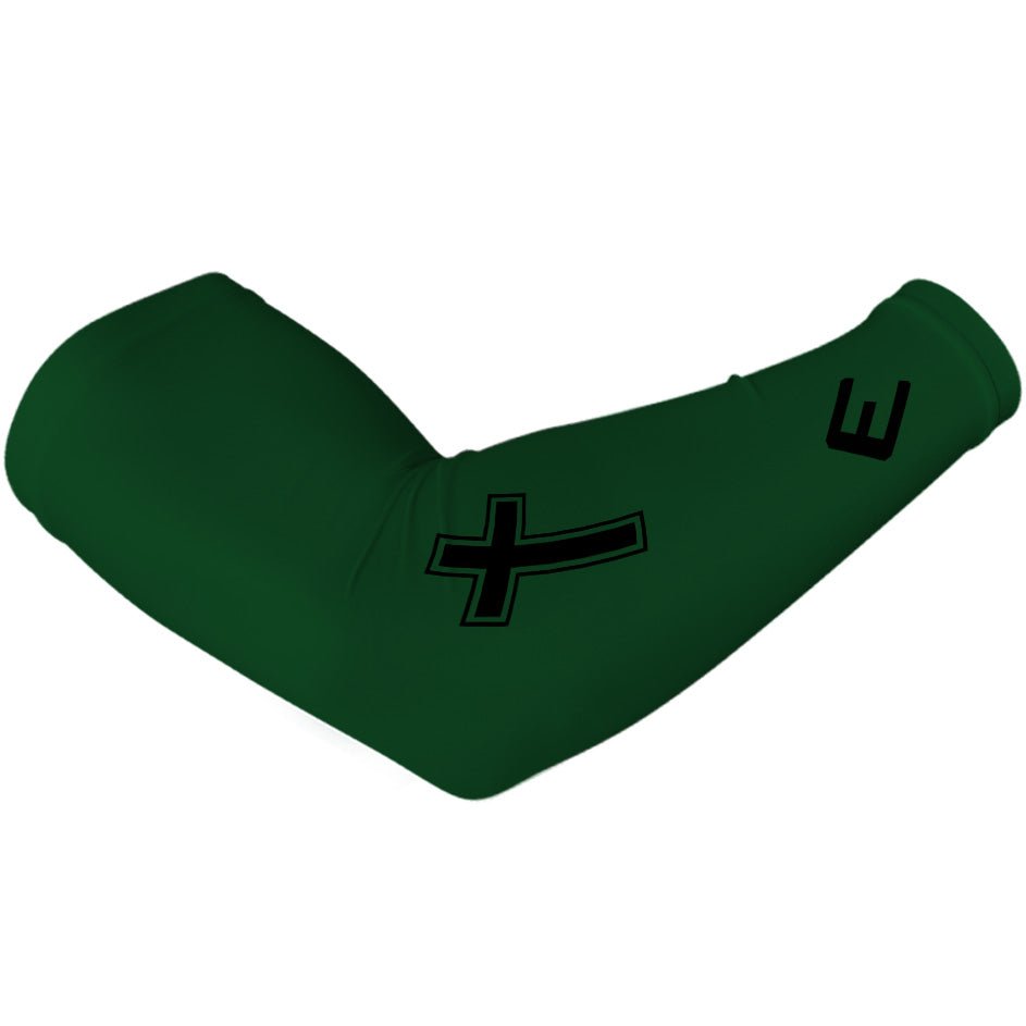 Faith Cross Green Arm Sleeve - Pro Game Sports