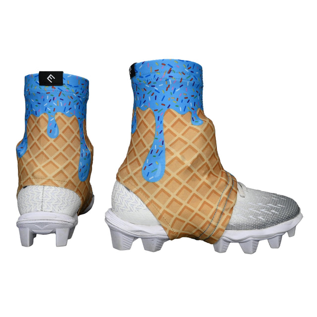 Blue Ice Cream Cleat Covers (Spats) - Pro Game Sports