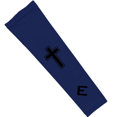 Faith Cross Navy Arm Sleeve - Pro Game Sports