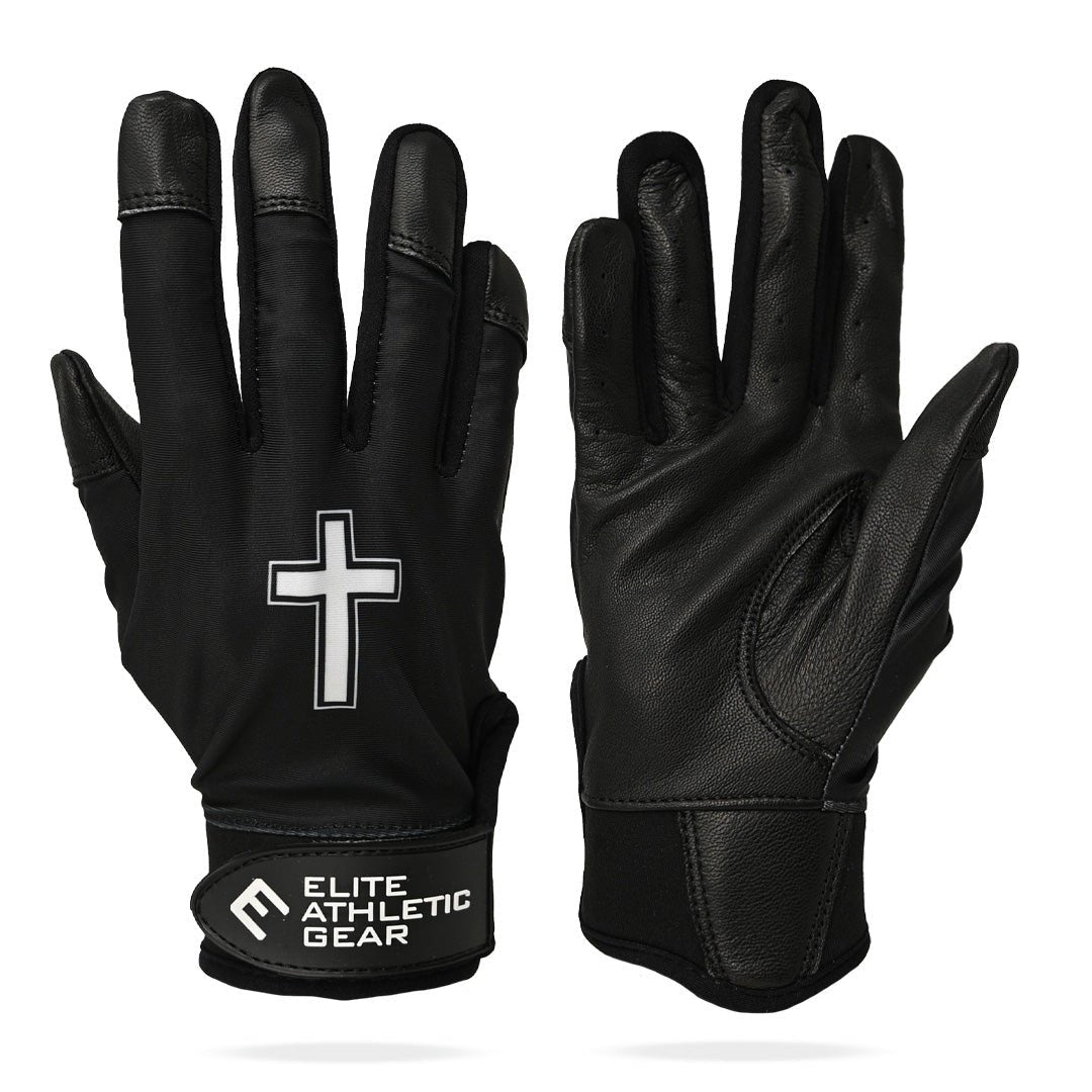 Faith Cross Black Batting Gloves - Pro Game Sports