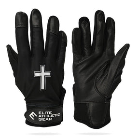 Faith Cross Black Batting Gloves - Pro Game Sports