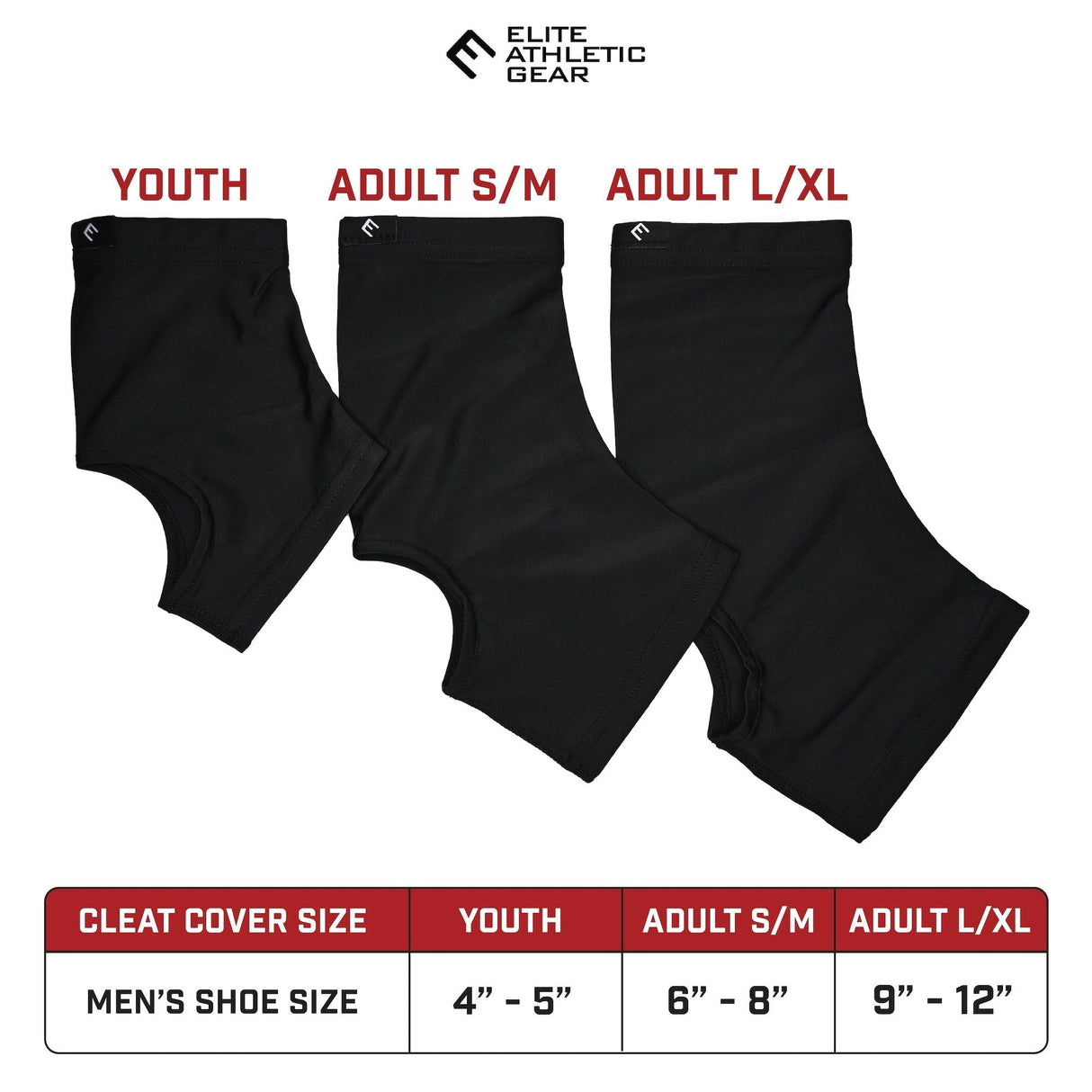 Faith Cross Black Cleat Covers (Spats) - Pro Game Sports
