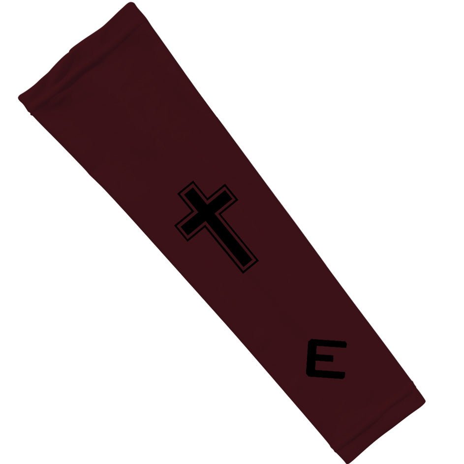Faith Cross Maroon Arm Sleeve - Pro Game Sports