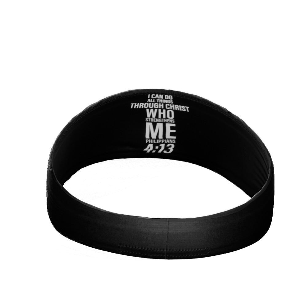 Philippians 4:13 Cross Headband - Pro Game Sports