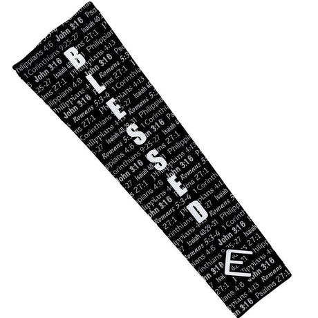 Black BLESSED Arm Sleeve - Pro Game Sports