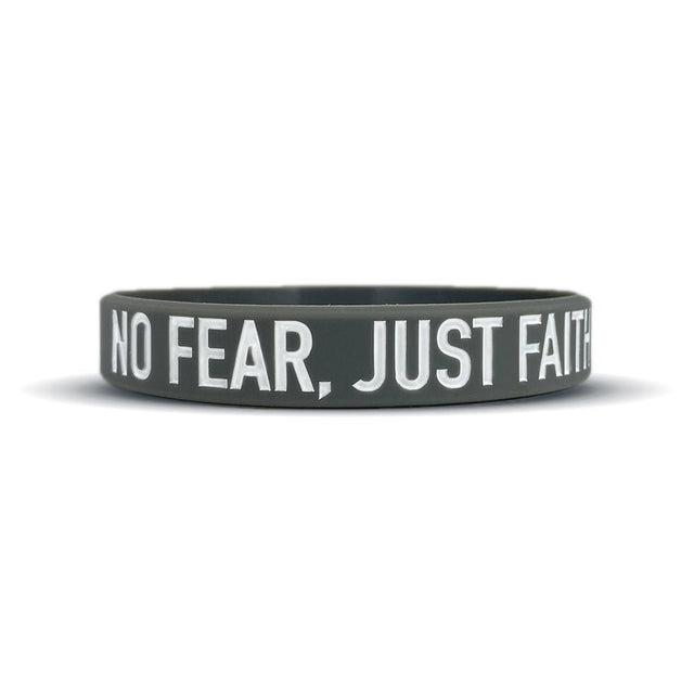 NO FEAR, JUST FAITH Wristband - Pro Game Sports