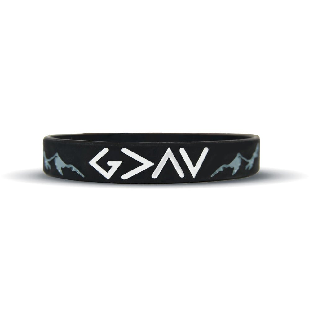 God Is Greater Than The Highs and Lows Wristband - Pro Game Sports