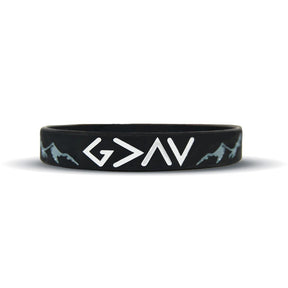 God Is Greater Than The Highs and Lows Wristband - Pro Game Sports