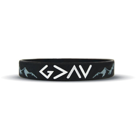 God Is Greater Than The Highs and Lows Wristband - Pro Game Sports