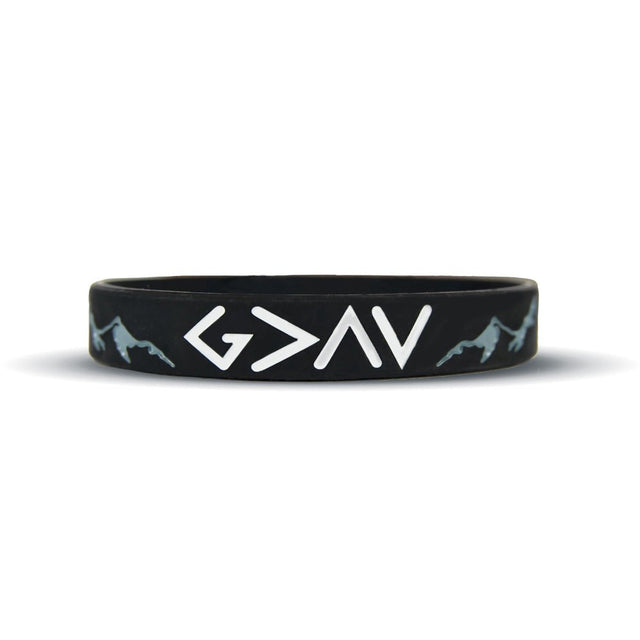 God Is Greater Than The Highs and Lows Wristband - Pro Game Sports