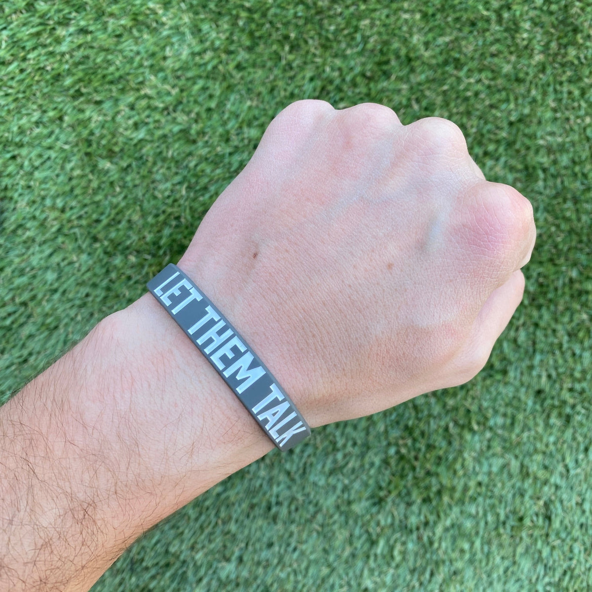 LET THEM TALK Wristband - Pro Game Sports