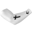 Faith Cross White Arm Sleeve - Pro Game Sports