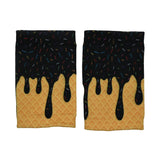 Black Ice Cream Wrist Support Sleeves - Pro Game Sports