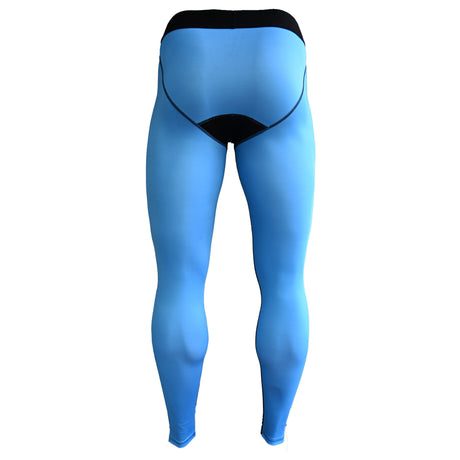 Light Blue Compression Tights - Pro Game Sports