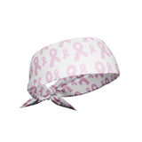 Breast Cancer Ribbons Tie Headband