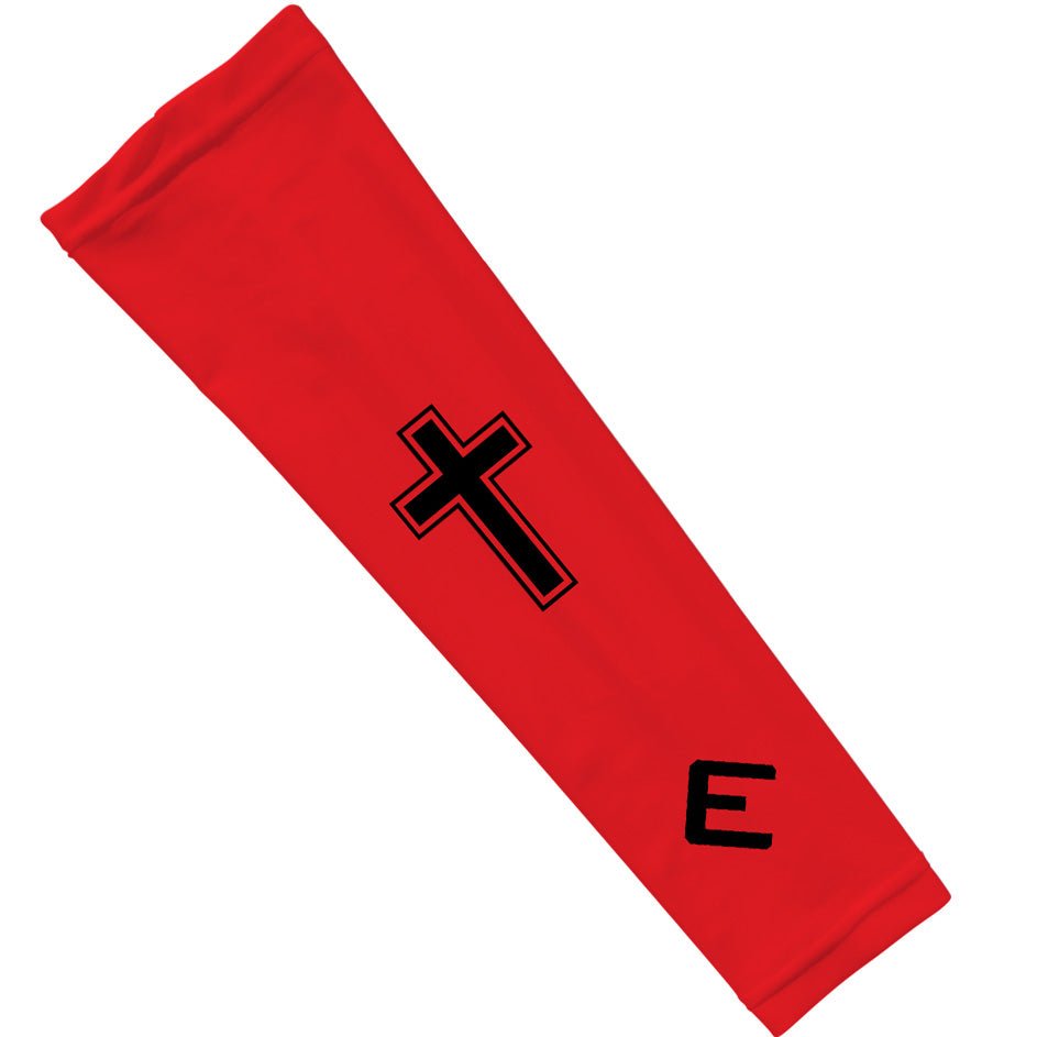 Faith Cross Red Arm Sleeve - Pro Game Sports