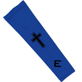 Faith Cross Blue Arm Sleeve - Pro Game Sports