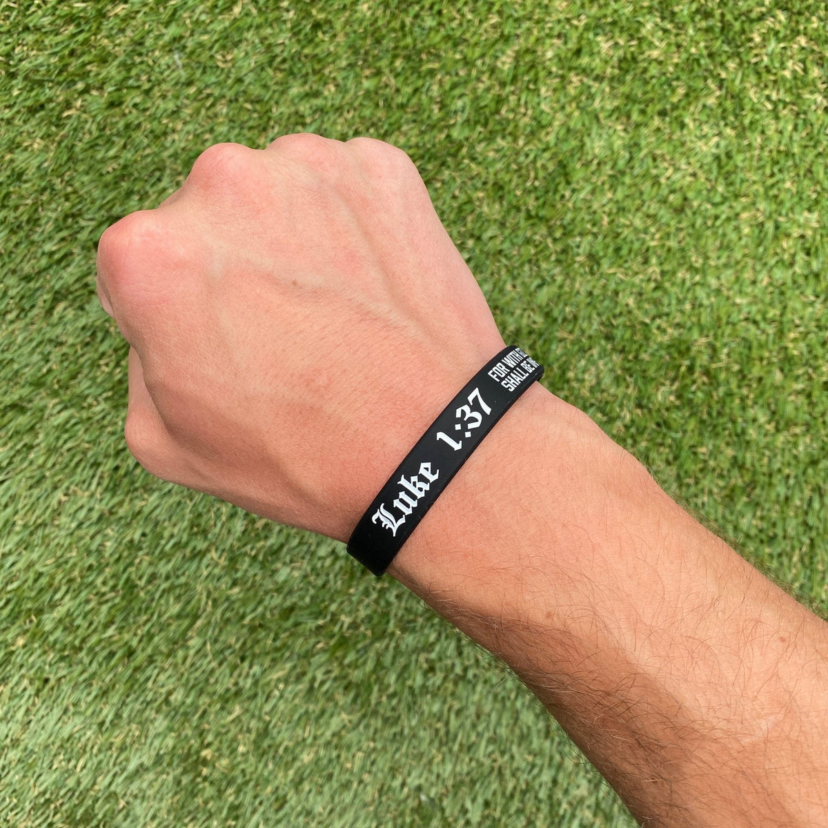 Luke 1:37 Wristband - Pro Game Sports