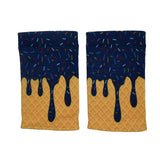 Navy Ice Cream Wrist Support Sleeves - Pro Game Sports