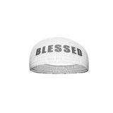White BLESSED Headband - Pro Game Sports