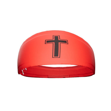 Faith Cross Red Headband - Pro Game Sports